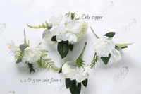 Alluria  White Ivory Artificial Bouquet